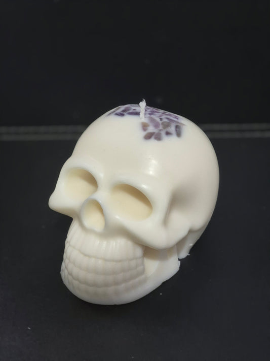 Skull Head Pillar Candle